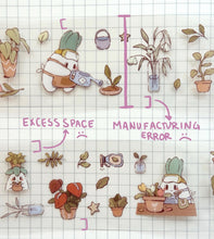 Load image into Gallery viewer, Tiny Houseplants PET Tape (B-grade)