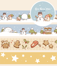 Load image into Gallery viewer, Snow Days Washi Tape Set