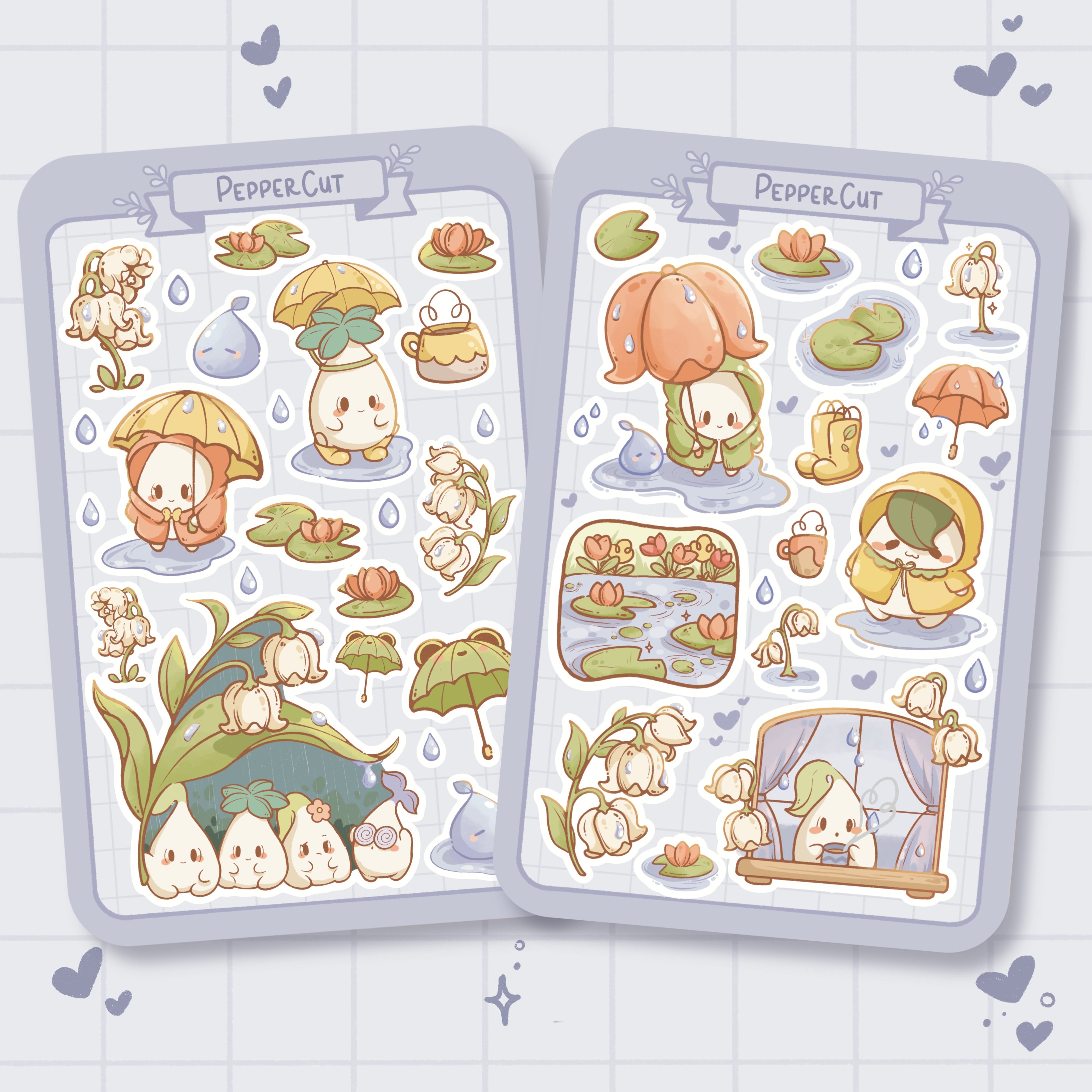 A22. Rainy Day Sticker Sheets – PepperCut
