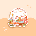 Tummy Hurts || IBS Waterproof Sticker