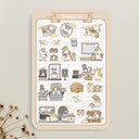 B34. Stuck at the Airport Sticker Sheet