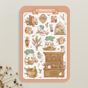 A24. Cozy Apothecary Sticker Sheet Set