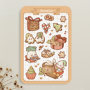 H10. Holiday Baking Sticker Sheet