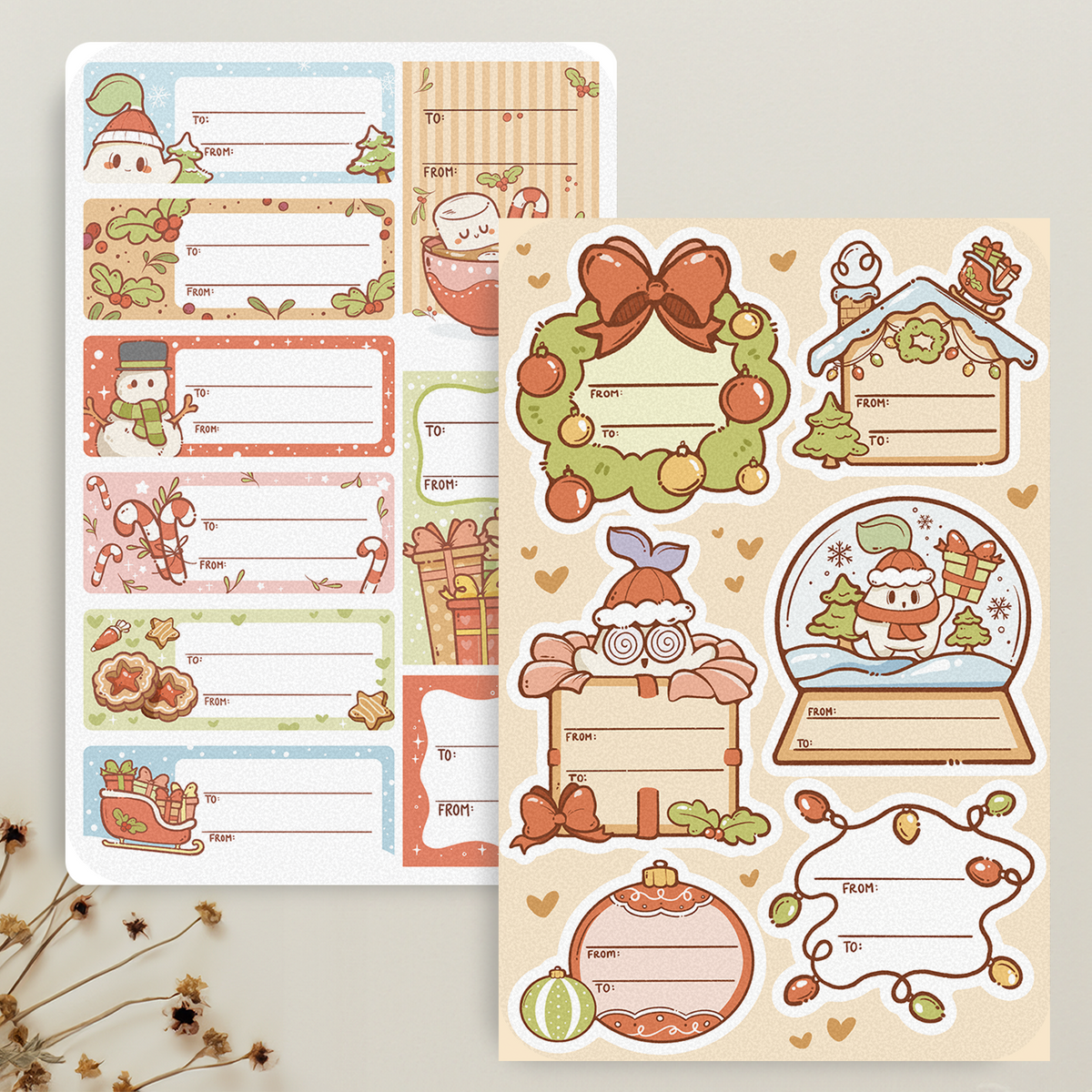 HH 1. Holiday Gift Labels – PepperCut