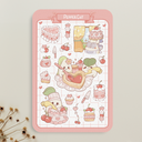 H3. Valentine Cake Shop Sticker Sheet