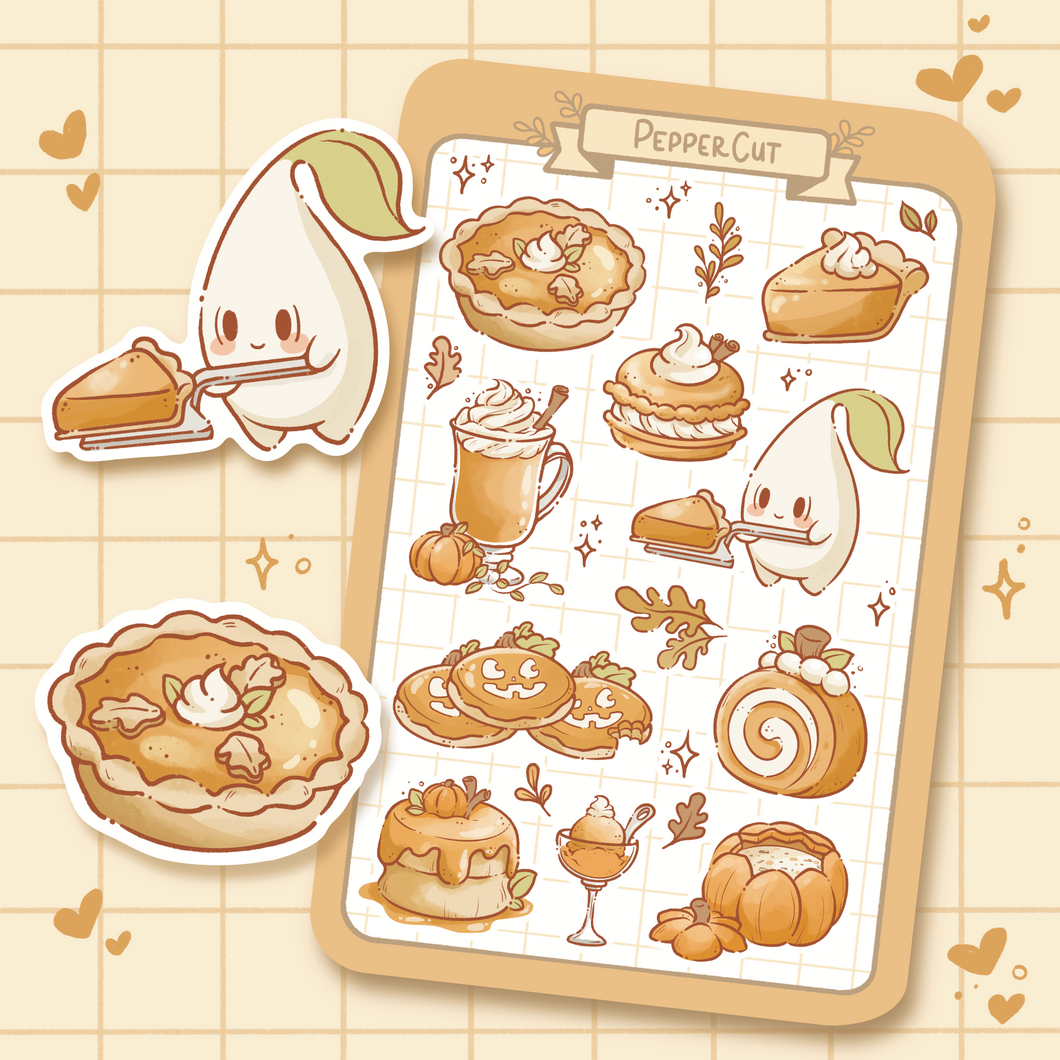 B26. Pumpkin Spice Sticker Sheet