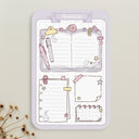 P4. Purple Memo Planner Sticker Sheet