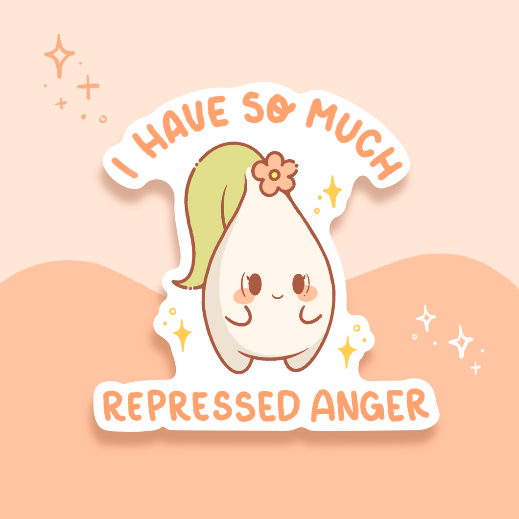 Repressed Anger Sticker