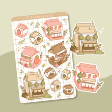 Load image into Gallery viewer, Milk Carton Sticker Sheets
