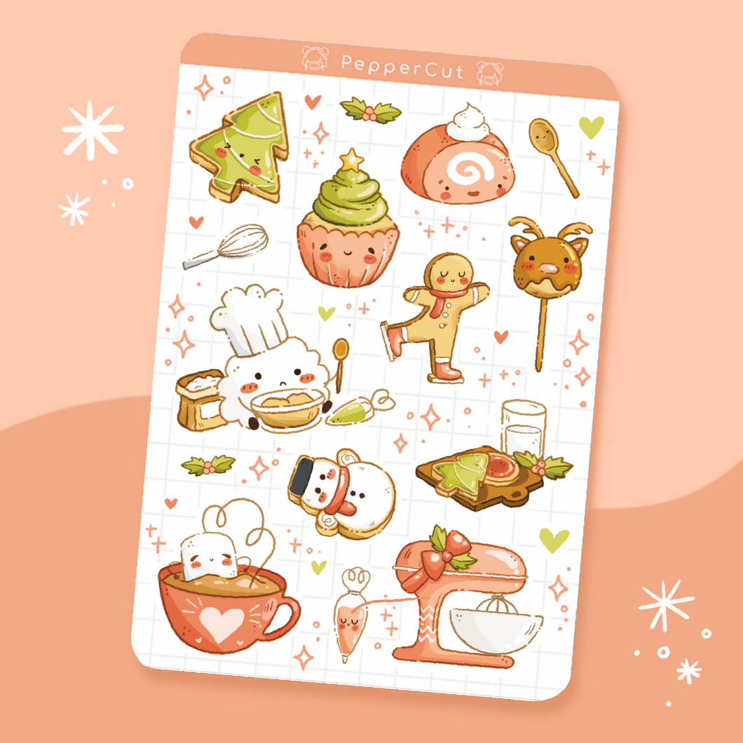 B3. Christmas-y Sticker Sheet!