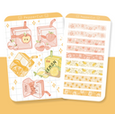 A12. Juice Box Sticker Sheet Set