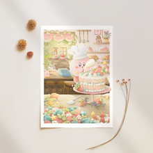 Load image into Gallery viewer, Kirby&#39;s Cake Cafe Print
